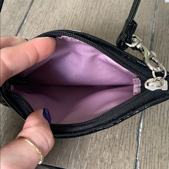 Coach Sequin Wristlet, Black - Picture 4 of 7